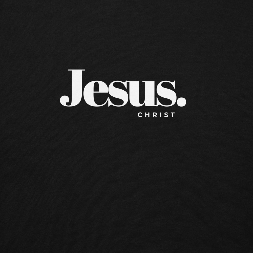 Jesus Christ Black Adult Unisex Hoodie Midweight Christian Clothes