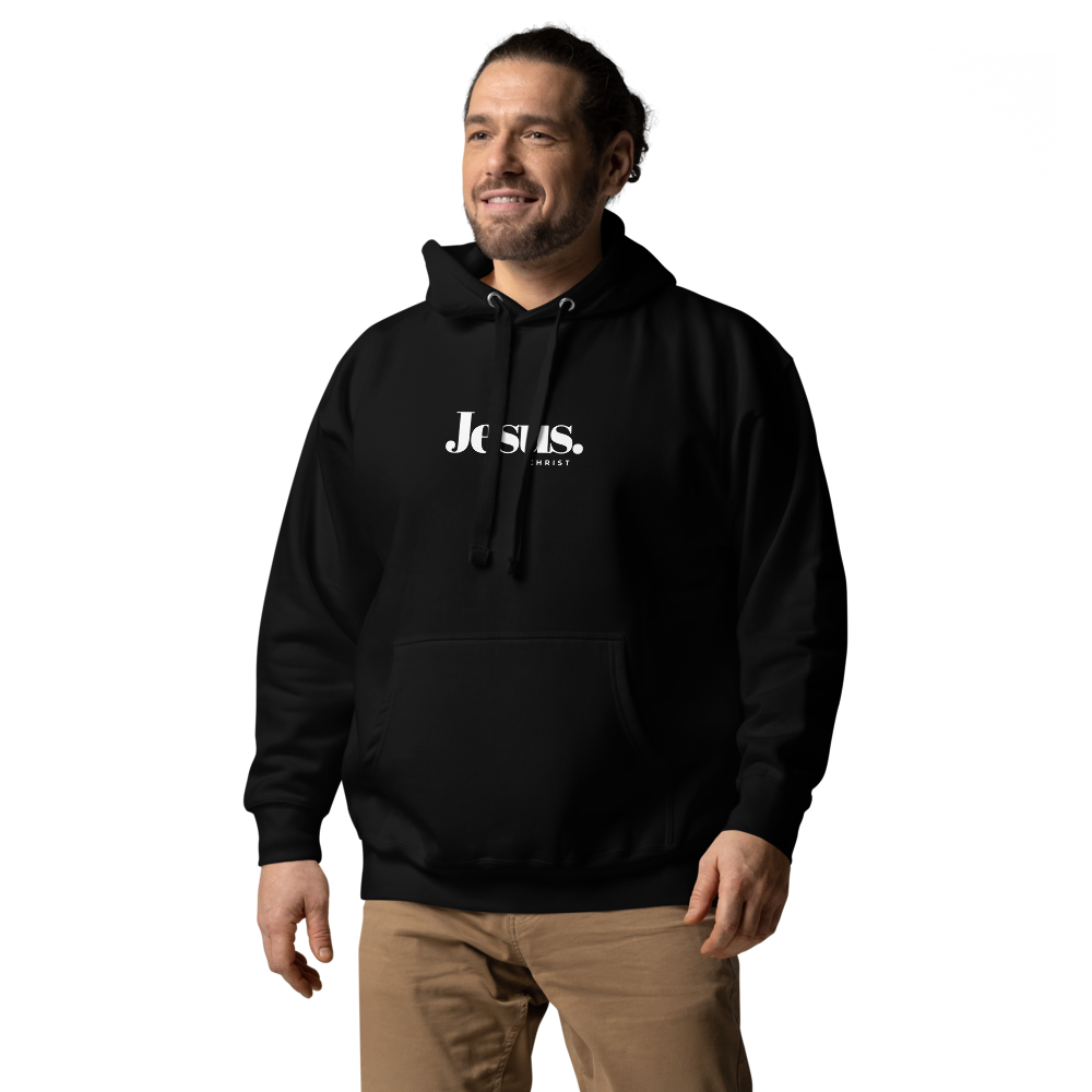 Jesus Christ Black Adult Unisex Hoodie Midweight Christian Clothes