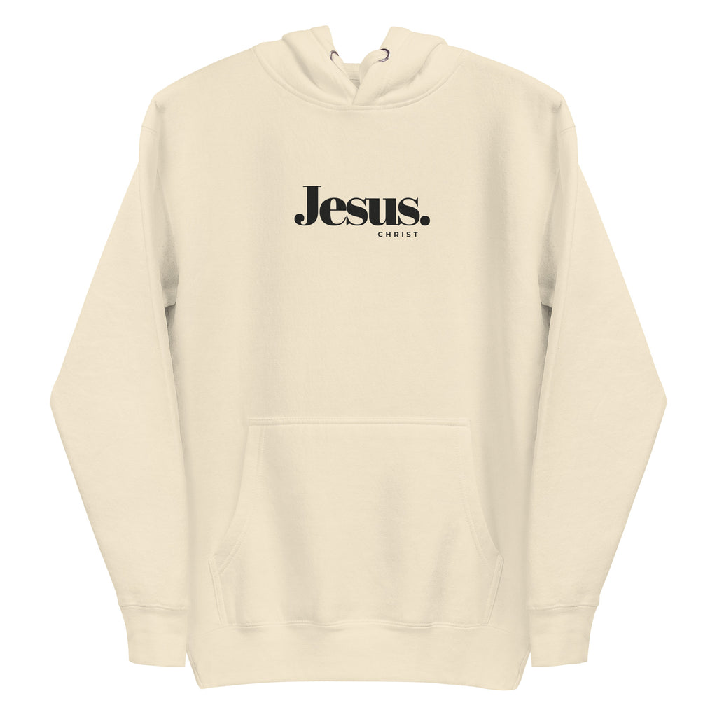 Jesus Christ Beige Adult Unisex Hoodie Midweight Christian Clothes