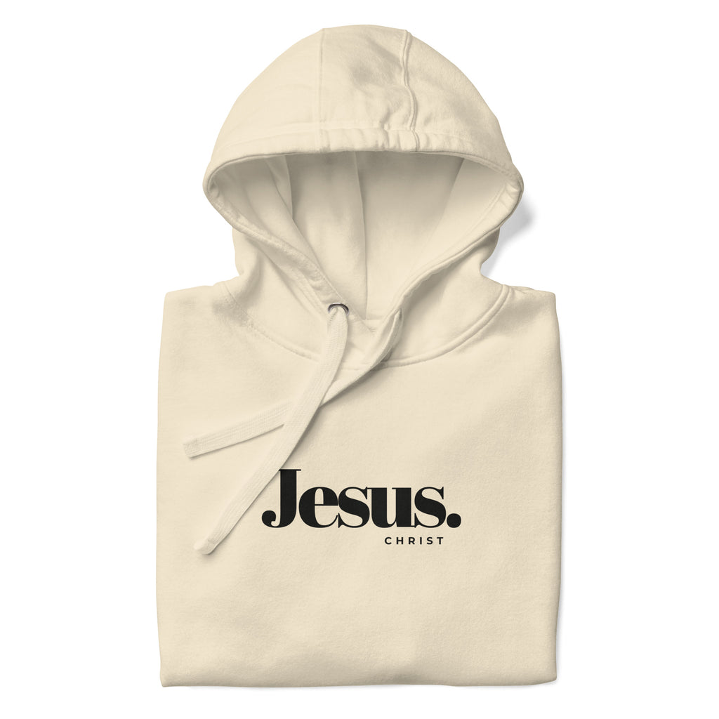 Jesus Christ Beige Adult Unisex Hoodie Midweight Christian Clothes