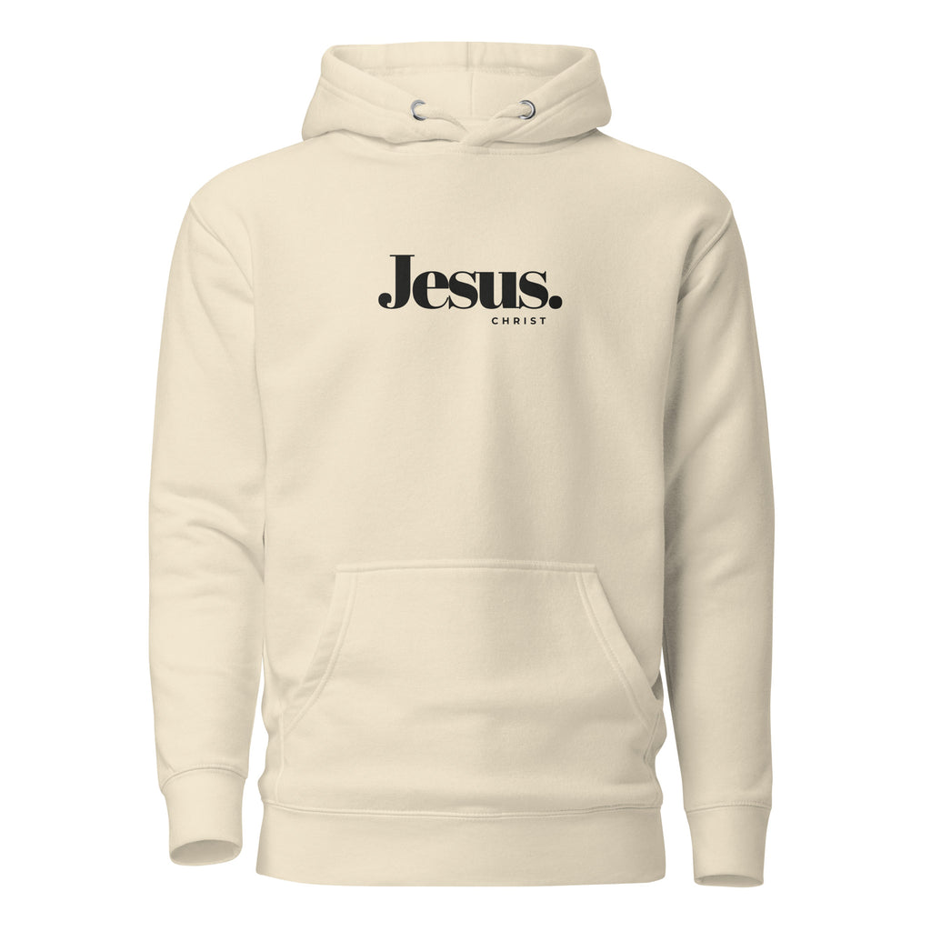 Jesus Christ Beige Adult Unisex Hoodie Midweight Christian Clothes