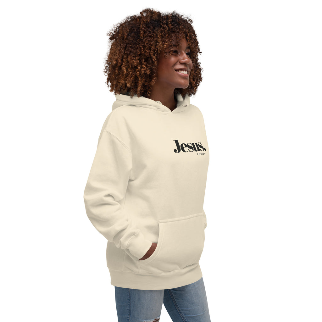 Jesus Christ Beige Adult Unisex Hoodie Midweight Christian Clothes