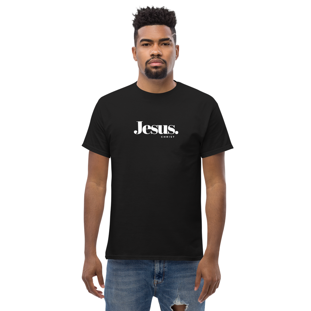 Jesus Christ Minimalist T-Shirt Christian Unisex 100% Cotton T-shirt