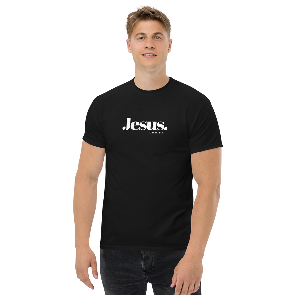 Jesus Christ Minimalist T-Shirt Christian Unisex 100% Cotton T-shirt