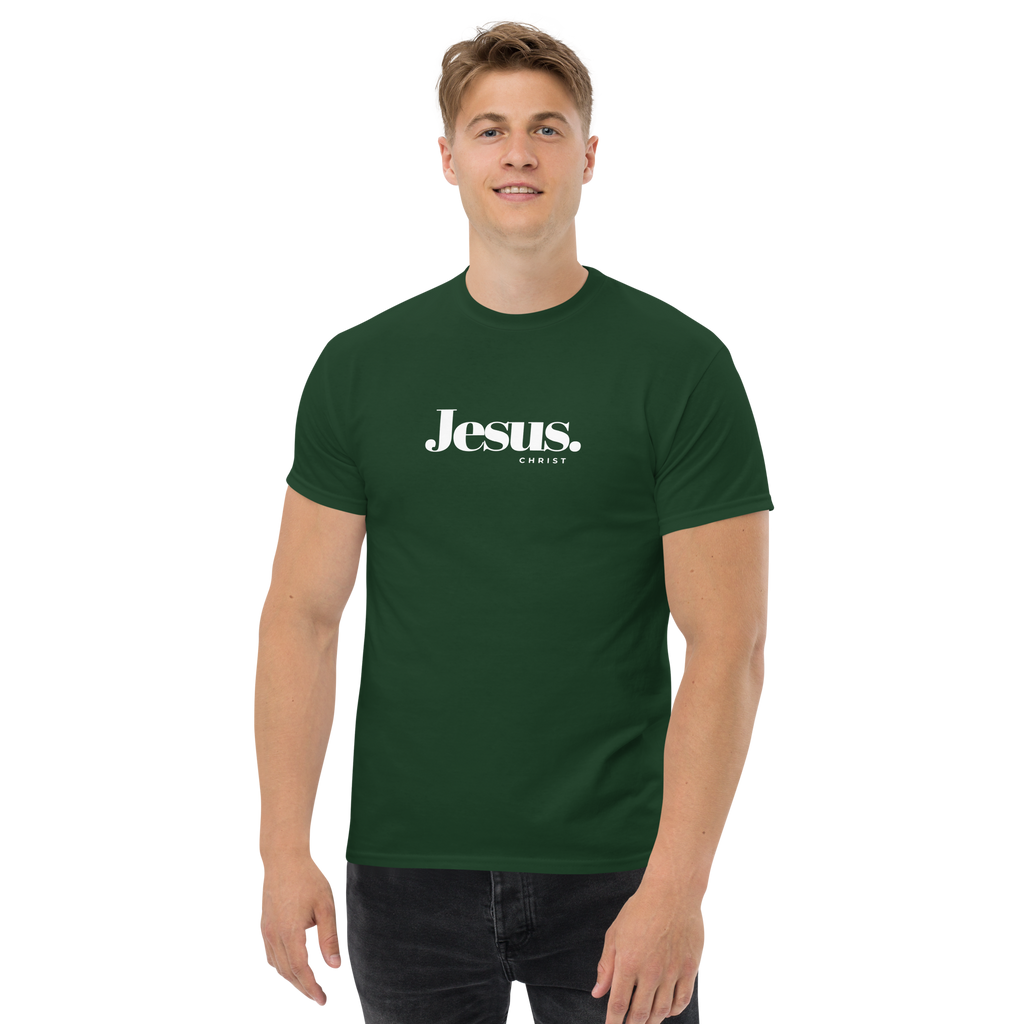 Jesus Christ Minimalist T-Shirt Christian Unisex 100% Cotton T-shirt