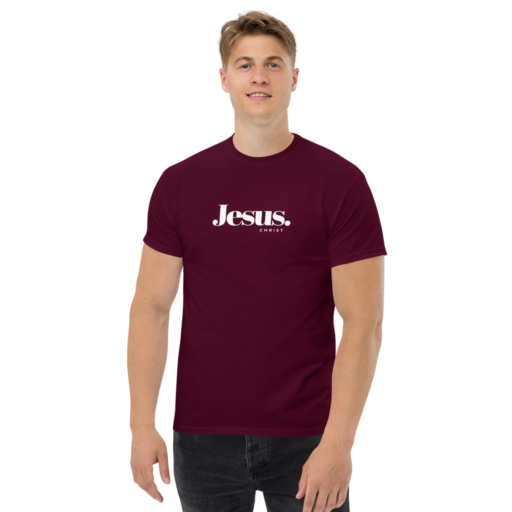 Jesus Christ Minimalist T-Shirt Christian Unisex 100% Cotton T-shirt