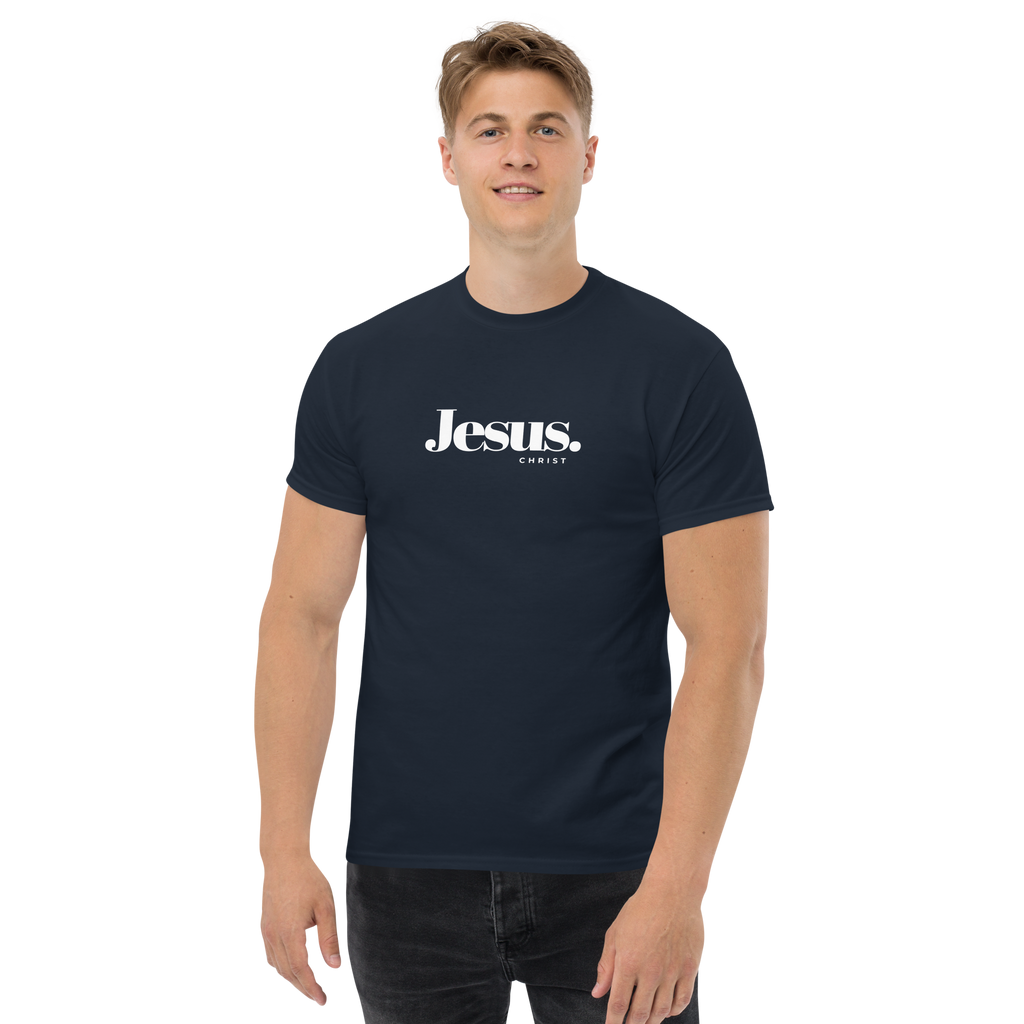 Jesus Christ Minimalist T-Shirt Christian Unisex 100% Cotton T-shirt